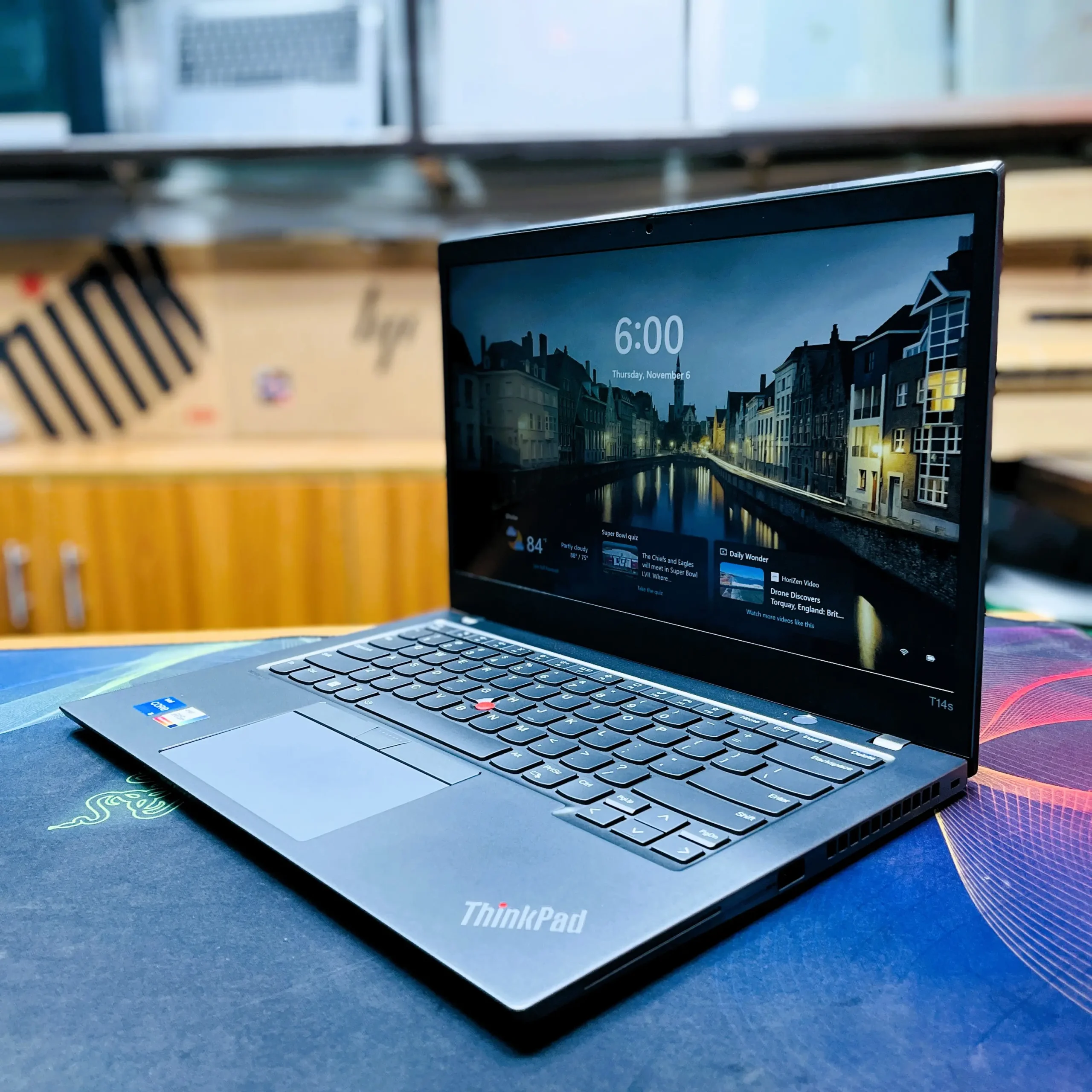 Lenovo ThinkPad T14s Gen 2 Metal Body Laptop – Intel Core i5 11th Gen, 8GB RAM, 512GB SSD, Premium Silver Business Laptop with Windows 11 Pro