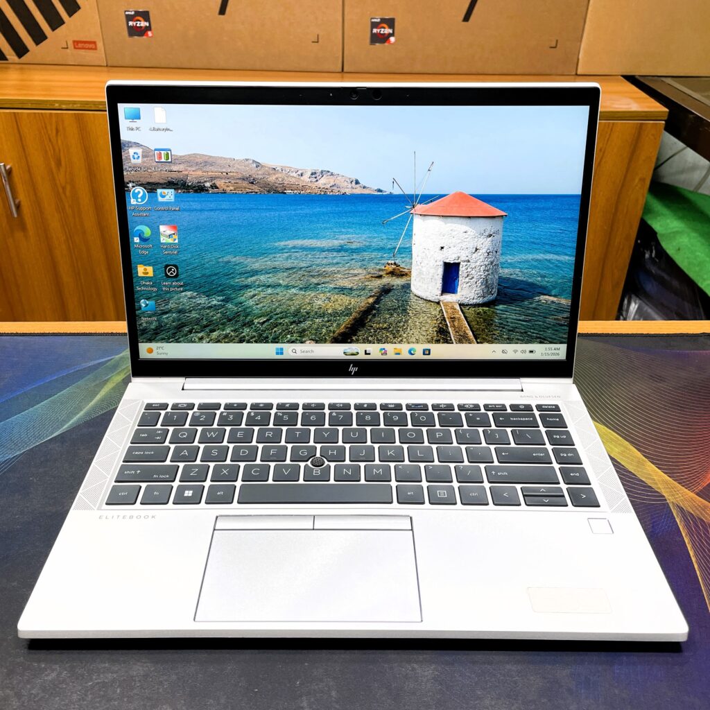 HP EliteBook 845 G8 7AMD Ryzen PRO 5650U 16GB RAM 512GB NVMe SSD Laptop – Dhaka Technology