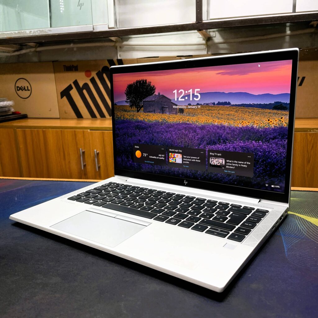 HP EliteBook 845 G7 AMD Ryzen 3 Pro laptop with 16GB RAM and 512GB NVMe SSD by Dhaka Technology