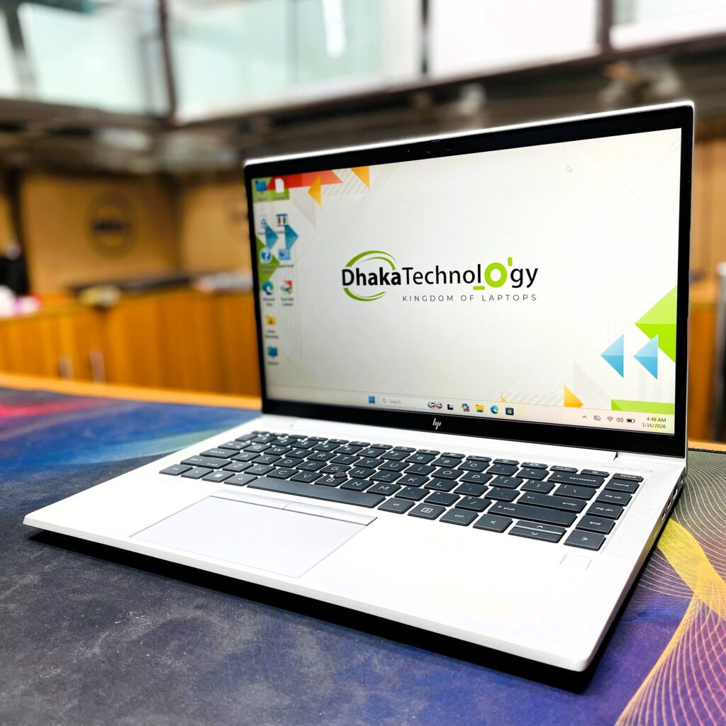 HP EliteBook 845 G7 AMD Ryzen 3 Pro laptop with 16GB RAM and 512GB NVMe SSD by Dhaka Technology